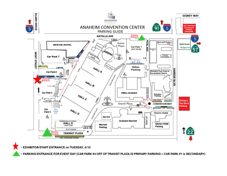anaheim convention center map